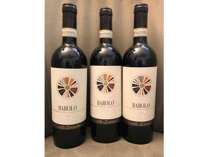 THREE Bottles of Barolo Conte di Zanone Italian Red Wine