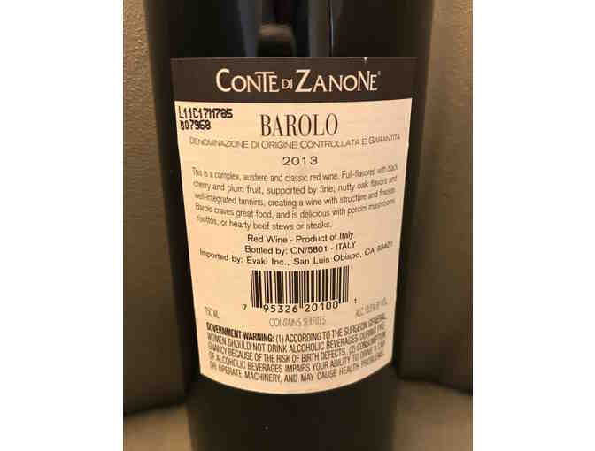 THREE Bottles of Barolo Conte di Zanone Italian Red Wine
