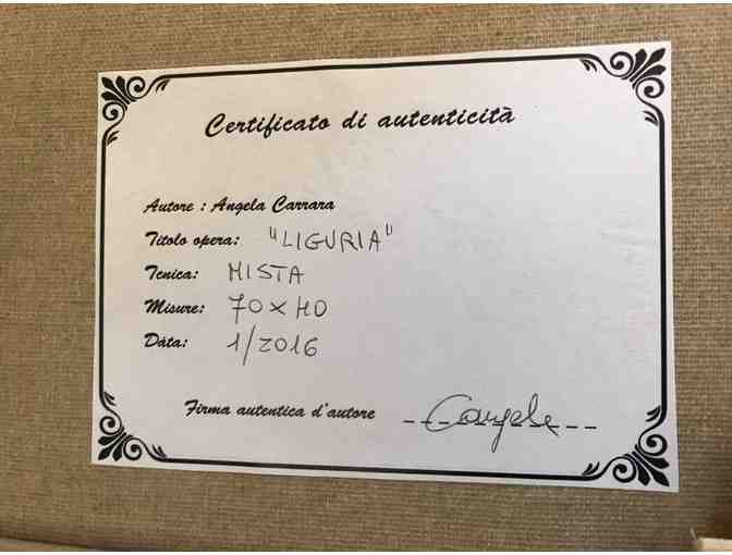 Liguria: Painting by Angela Carrara