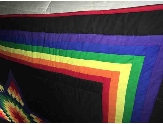 Lonestar Quilt, Rainbow Colors