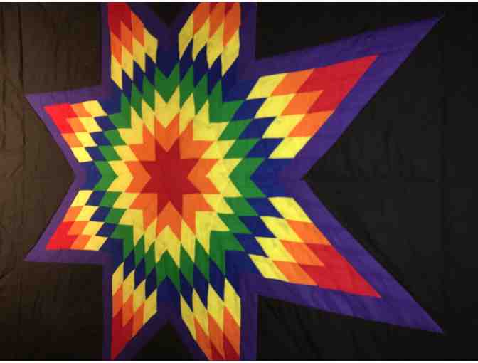Lonestar Quilt, Rainbow Colors