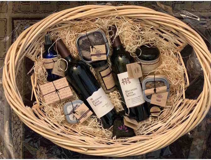 Lavender and Wine Spa Gift Basket