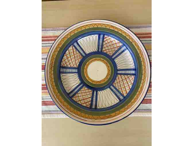 Four Handpainted Vintage Serving Plates by Figa