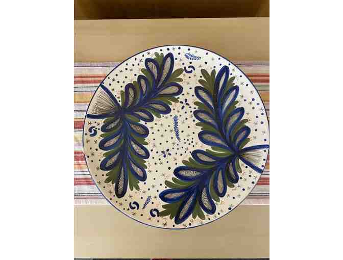Four Handpainted Vintage Serving Plates by Figa
