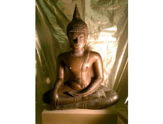 Thailand (anonymous):  Seated Buddha Subduing Mara, c. 16th century or earlier