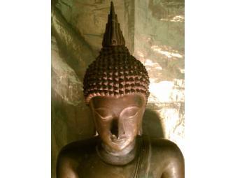 Thailand (anonymous):  Seated Buddha Subduing Mara, c. 16th century or earlier