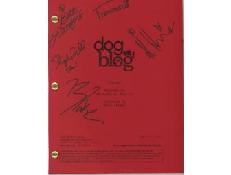 Dog With a Blog Autographed Pilot Script, Poster, Bandana, and more