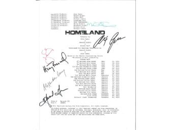 Homeland Autographed Script & Swag