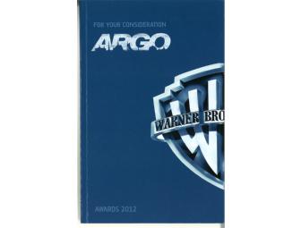 Argo Bound Script Autographed by George Clooney and Grant Heslov