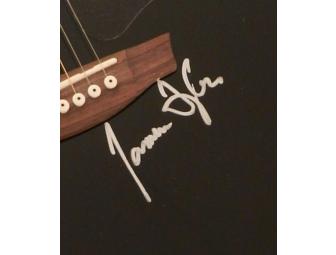 James Taylor Autographed Guitar