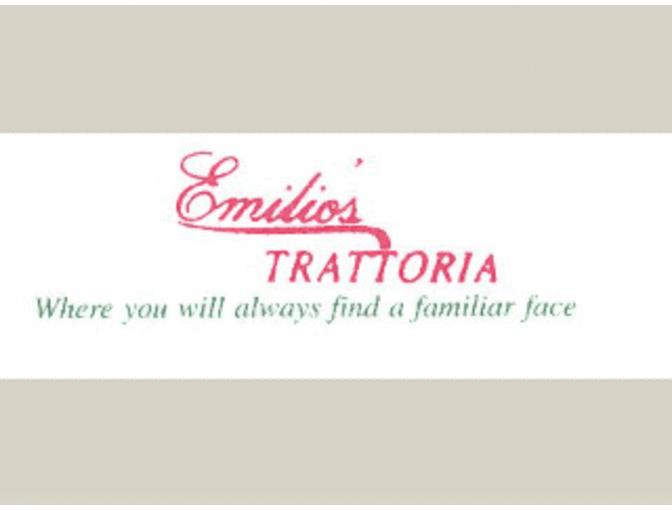 Emilio's Trattoria $50 Gift Certificate
