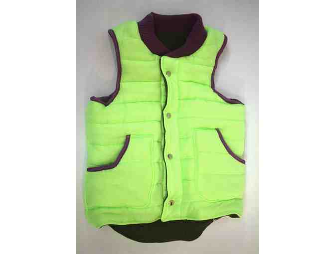Child's Insulated 'Neon Star' Vest from Pop Out Clothing (size 4/5)
