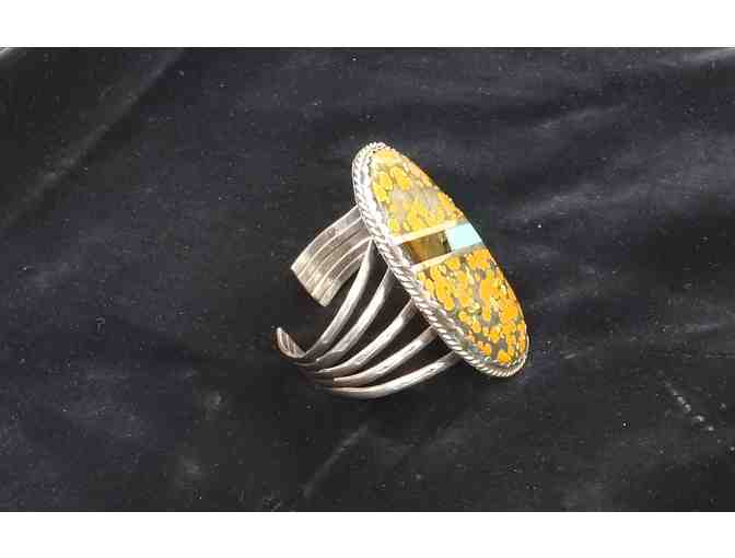 Native American Men's Sterling Silver Bracelet