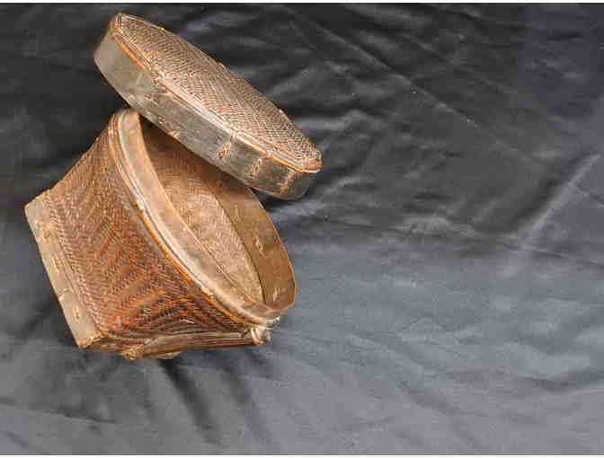 Woven Filipino Rattan Basket