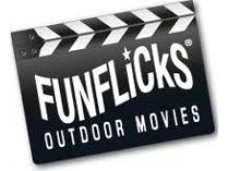 Backyard Movie Party - with a 16 ft screen