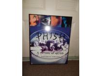 Framed autographed PHISH poster
