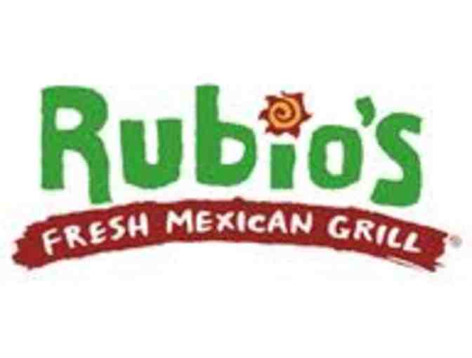 Four Rubio's 'Free Entree' certificates + Five 'Free Taco' certificates