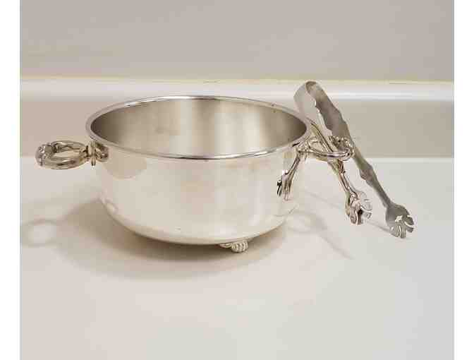 Prosecco Entertainer Vintage Ice Bucket Set with Tongs