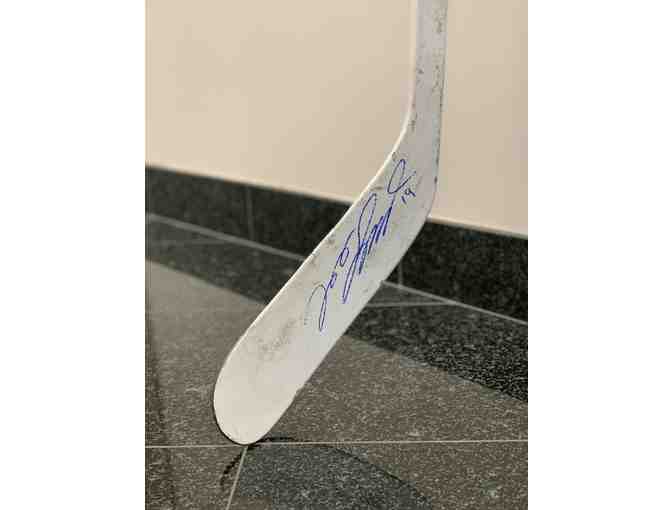 Signed Toronto Maple Leafs Jason Spezza (#19) Hockey Stick Used in-Game and Photograph