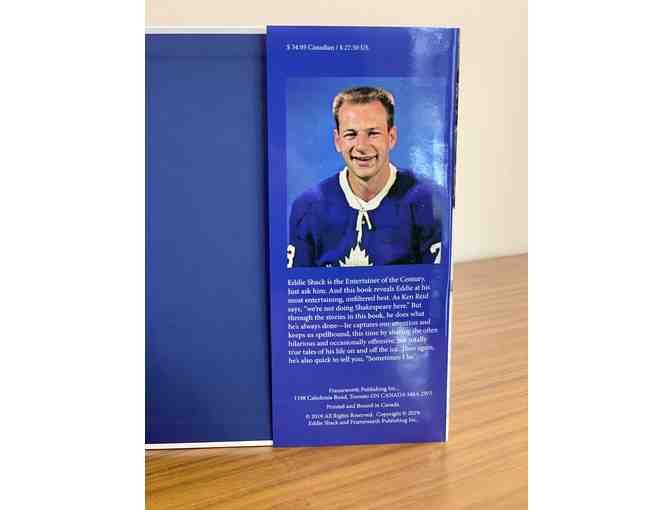 'Hockey's Most Entertaining Stories' Book Autographed by Eddie Shack AKA 'The Entertainer'