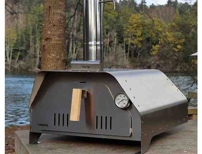 Fiesta Stainless Steel Wood Burning Pizza Oven