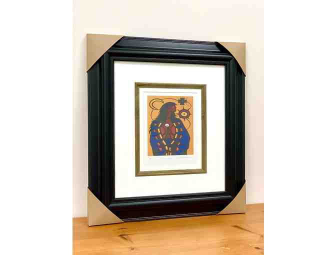'The Virgin Mary' Framed Print from 1966 Original Art by Norval Morrisseau