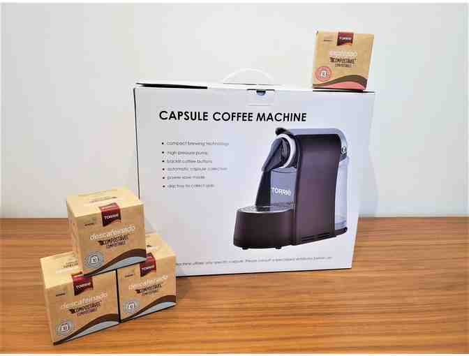 Torrie Espresso Capsule Machine & Complementary Capsules