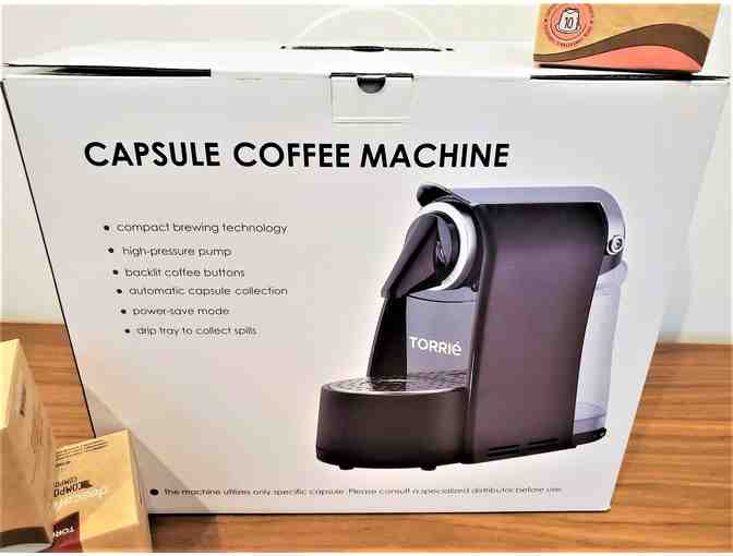 Torrie Espresso Capsule Machine & Complementary Capsules