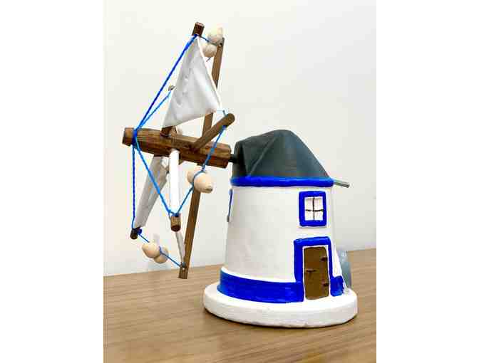 Traditional Portuguese Windmill Collectable with Cookies, Chocolates, Portuguese Sparkling
