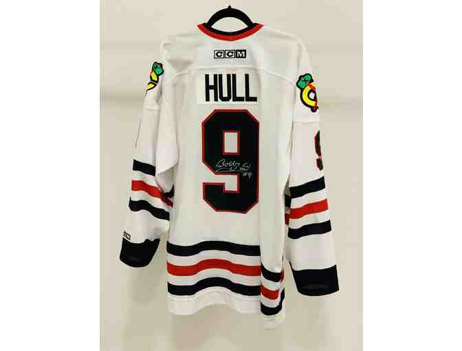 Bobby Hull Autographed Chicago Blackhawks White Hockey Jersey