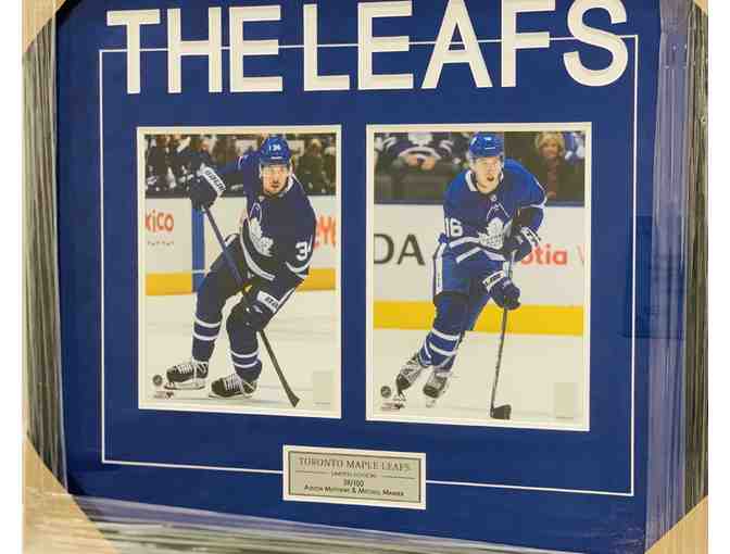 Auston Matthews & Mitch Marner Toronto Maple Leafs Dual Framed Licensed Photos