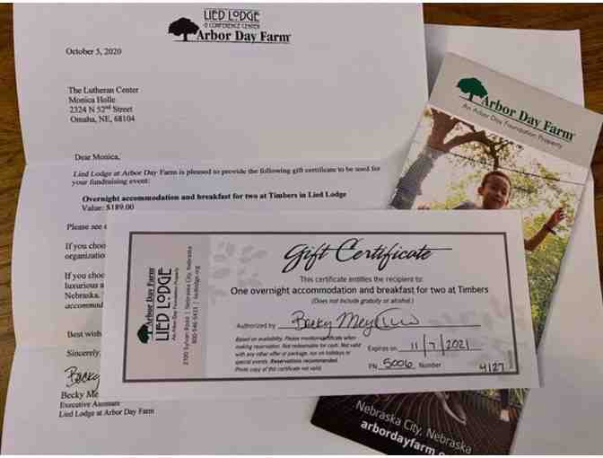 Lied Lodge at Arbor Day Farm Gift Certificate