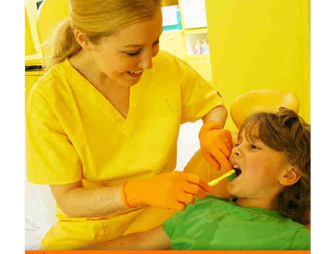 Kids dental exam and cleaning from Smiles Pediatric Dentistry