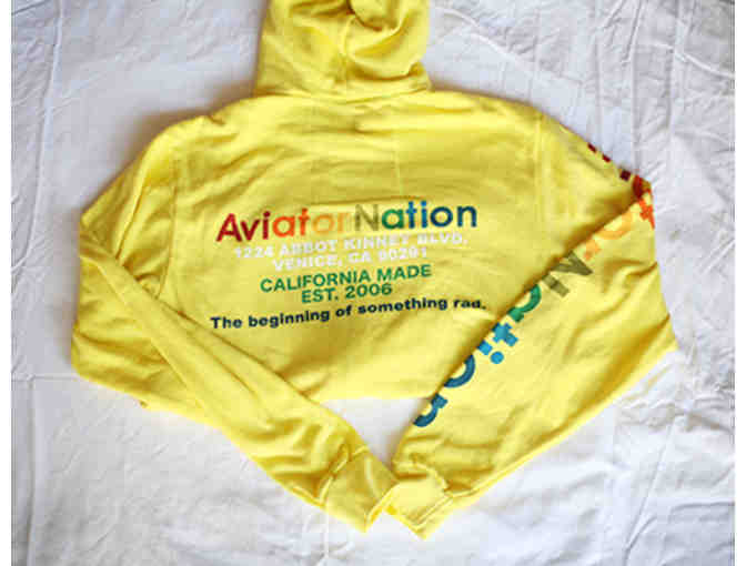 Aviator Nation adult signature hoodie, size M