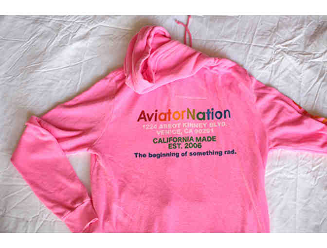 Aviator Nation adult signature hoodie, size L