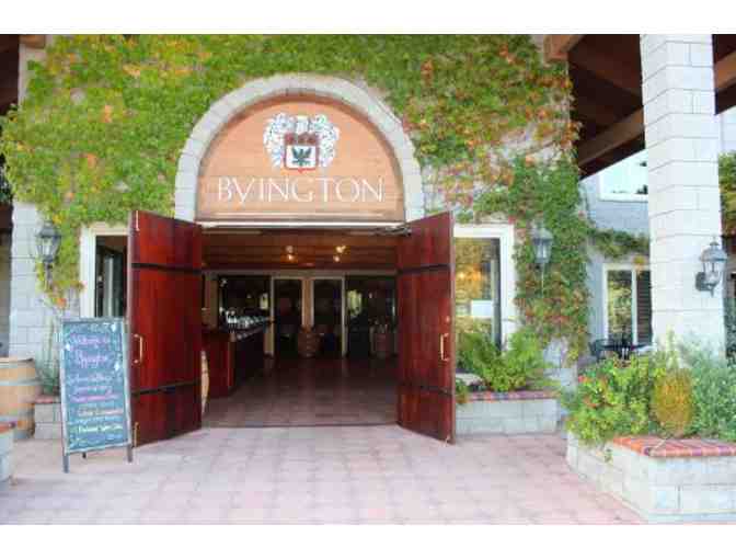 Byington Vineyard and Winery for 10 people