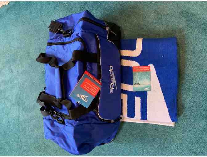 Speedo Package Duffel Bag, Competitive Googles and Team Towel - Photo 1