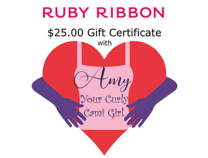 $25.00 Gift Certificate for Ruby Ribbon by Amy Your Curly Cami Girl - Photo 1