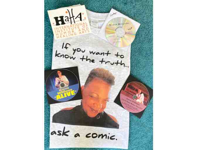 Comedian Karen Williams Autographed T-Shirt and Three CD's - Photo 1
