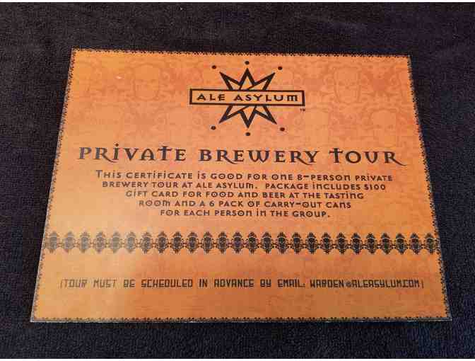 Ale Asylum Private Brewery Tour