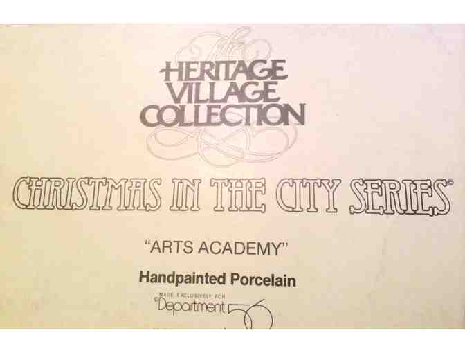 HERITAGE VILLAGE DEPT 56 CHRISTMAS IN THE CITY 1991 '1875 ARTS ACADEMY'