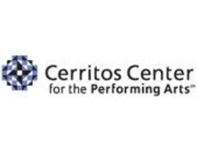 $50 ticket voucher for the Cerritos Center for the Performing Arts