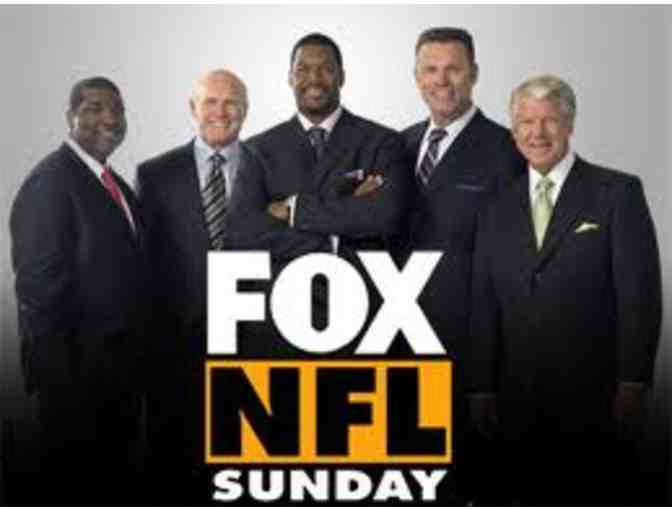 VIP Visit to Fox NFL Sunday with cast signed football