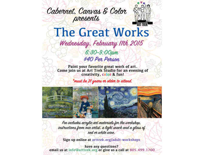 Art Trek - Gift Certificate for one week of Summer Art Camp 2016