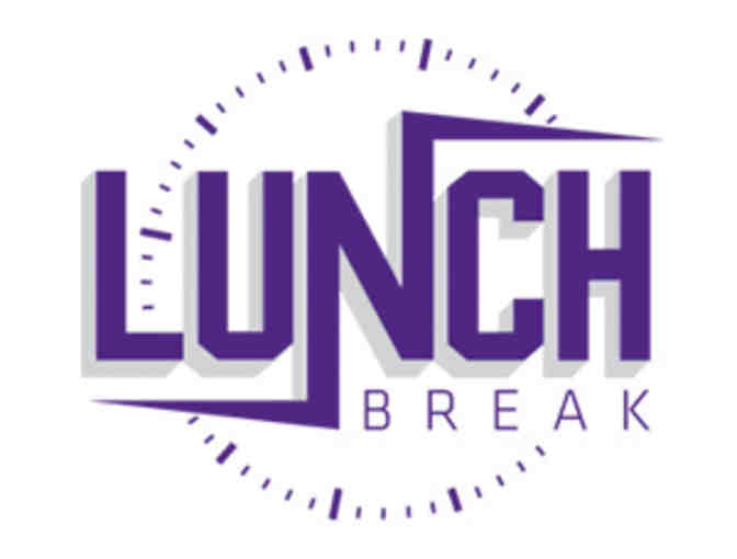 Lunch with Mrs. Folkes and three friends in her office