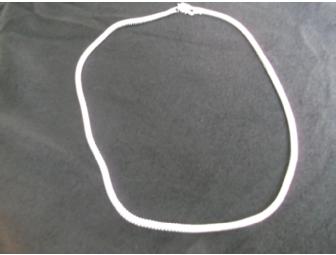 Sterling Silver Snake Link Necklace