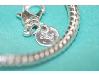 Sterling Silver Snake Link Necklace