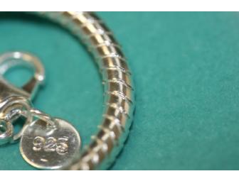 Sterling Silver Snake Link Necklace