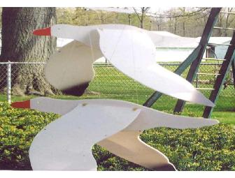 Set of 5 Ornamental Birds for Yard or Garden