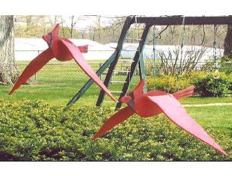 Set of 5 Ornamental Birds for Yard or Garden